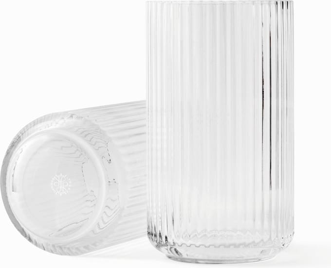 Lyngby glazen vaas - helder - 20 cm