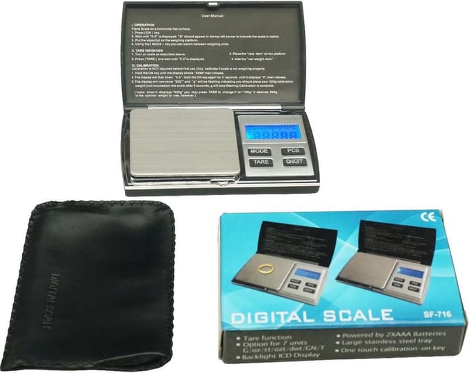 Onyx Pocketweegschaal (500g x 0,01g)