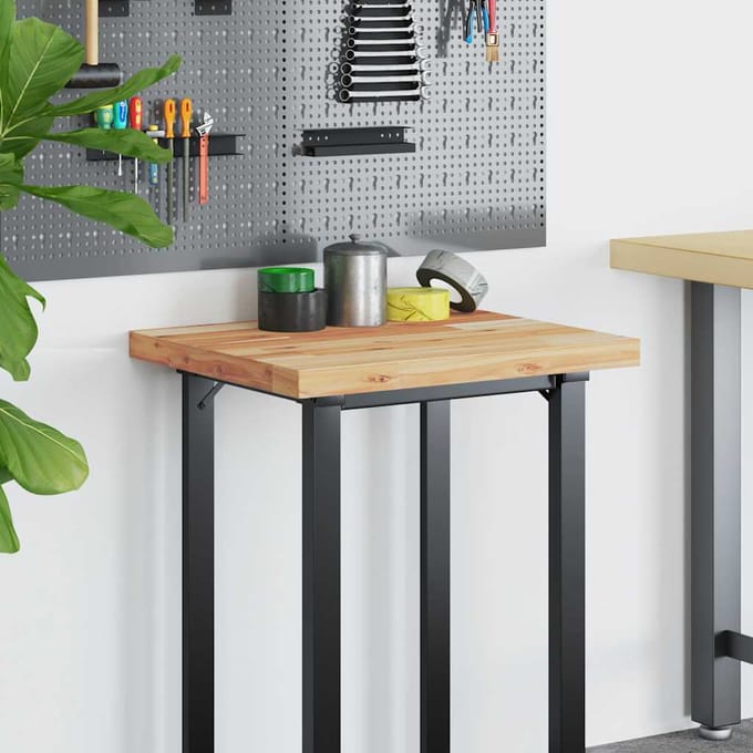 vidaXL - Bureaublad - met - olieafwerking - 60x50x4 - cm - massief - acaciahout