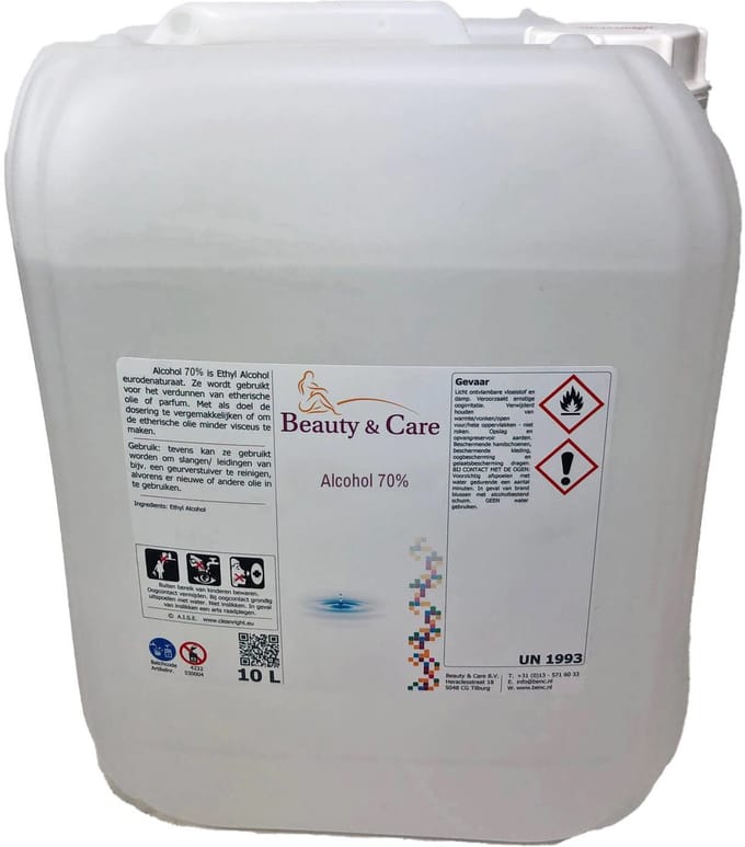 Alcohol 70% - Beauty & Care - 10 L. new
