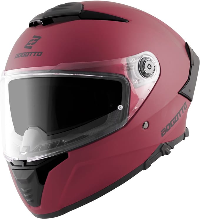 Bogotto FF118 Mat Rood Integraalhelm - Helm