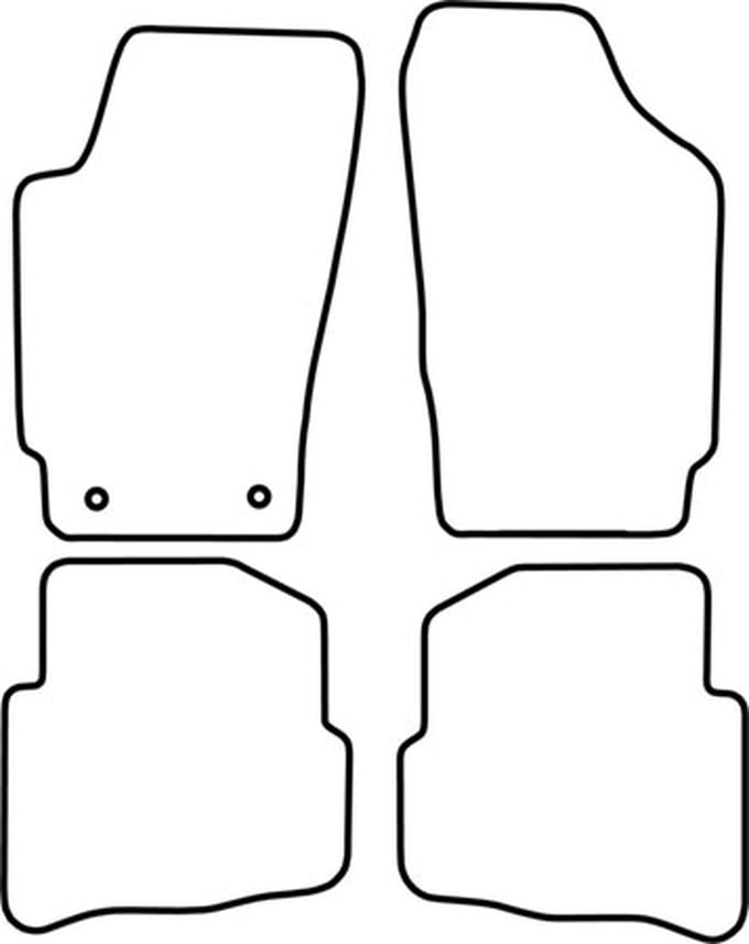 Automatten | Mattenset Volkswagen Fox - 2007 - 2010