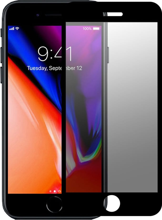 Screenprotector Geschikt voor iPhone 6 Screenprotector Privacy Tempered Glass Gehard Glas Display Cover