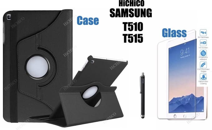 Samsung Galaxy Tab A 10.1 (2019) SM-T510,  Tablet Hoes met Stylus Pen + Screen Protector â€“ Eff Pro
