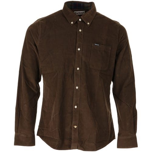 Overhemd Lange Mouw Barbour Ramsey Tailored Cord Shirt
