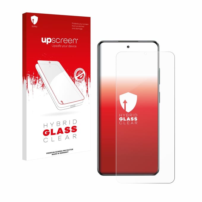 upscreen - Screenprotector voor realme C63 5G - Folie Beschermfolie Beschermglas transparant