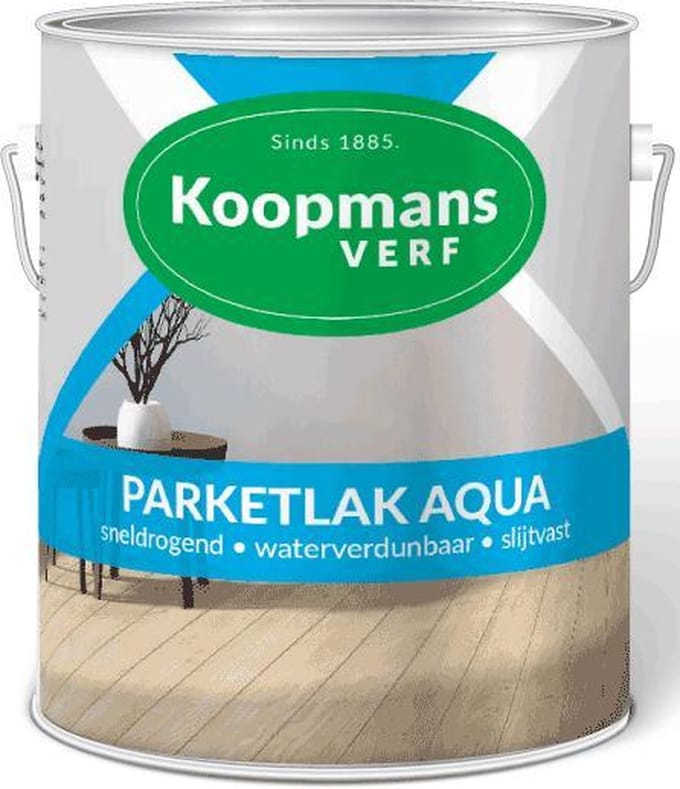 Koopmans Acryl Parketlak Eiglans blank 2,5 Liter