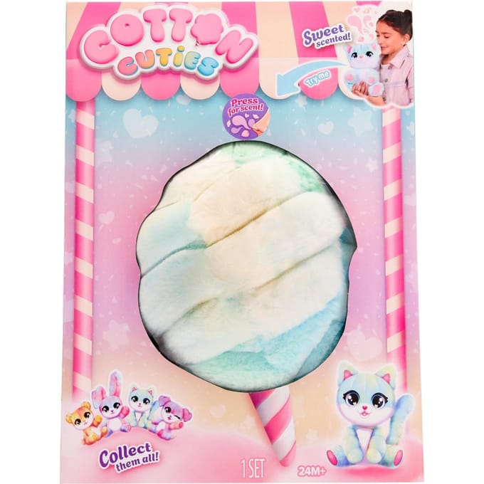 Spectron Cotton Cuties Kitty - Scented Cotton Candy Soft Toy 30cm