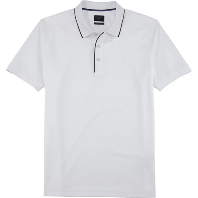OLYMP Polo Casual - modern fit polo - wit