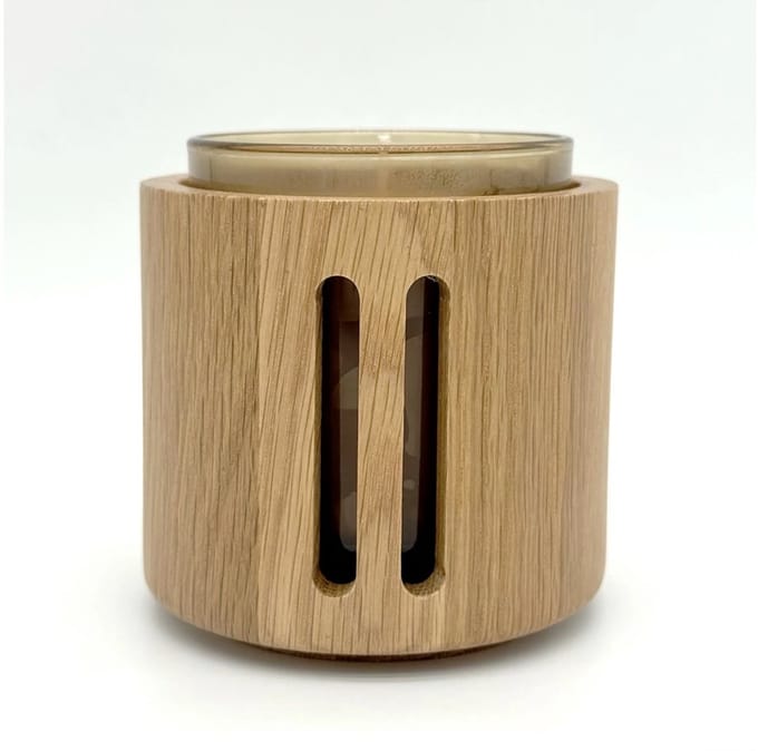 Menza Véronique De Kock geurkaars D17cm oak mystic