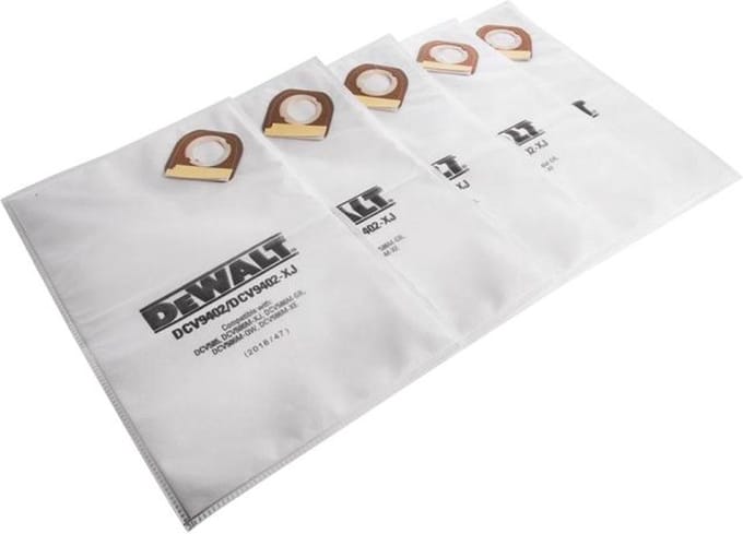 DeWalt DCV9402-XJ - Stofzuigerzak - 5 Stuks - Klasse M - Vlies