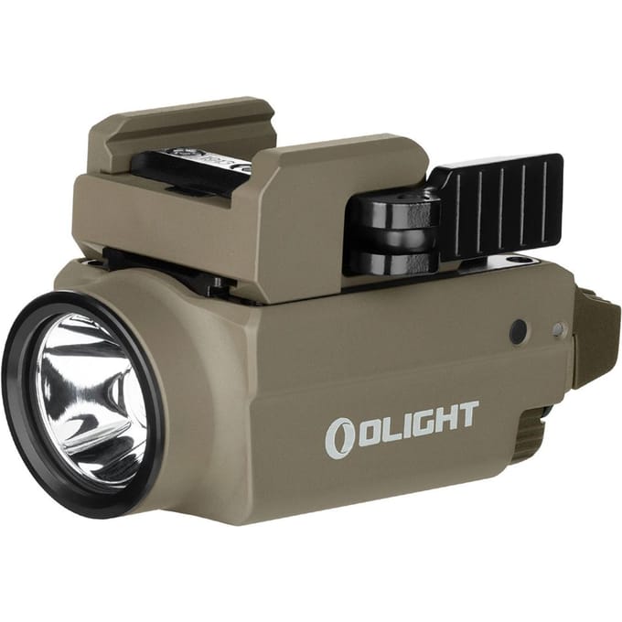 Olight Baldr S FDE – Compacte Rail-Mount Zaklamp met Laser