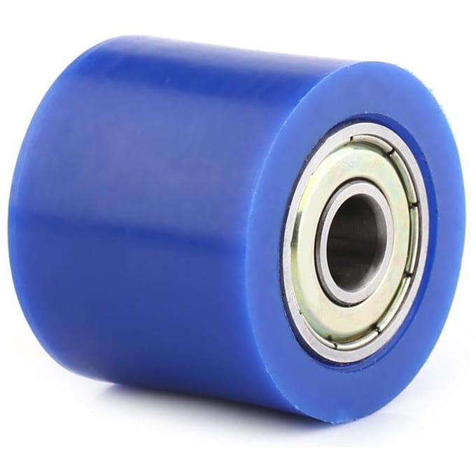 Galet de chaîne d'entraînement 10 mm Guide Roue Tendeur Coulisseau Pour Moto Street Bike Vert blue