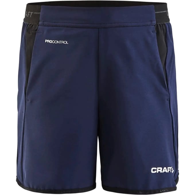 Craft Pro Control Impact Shorts Jr 1908239 - Navy/White - 122/128
