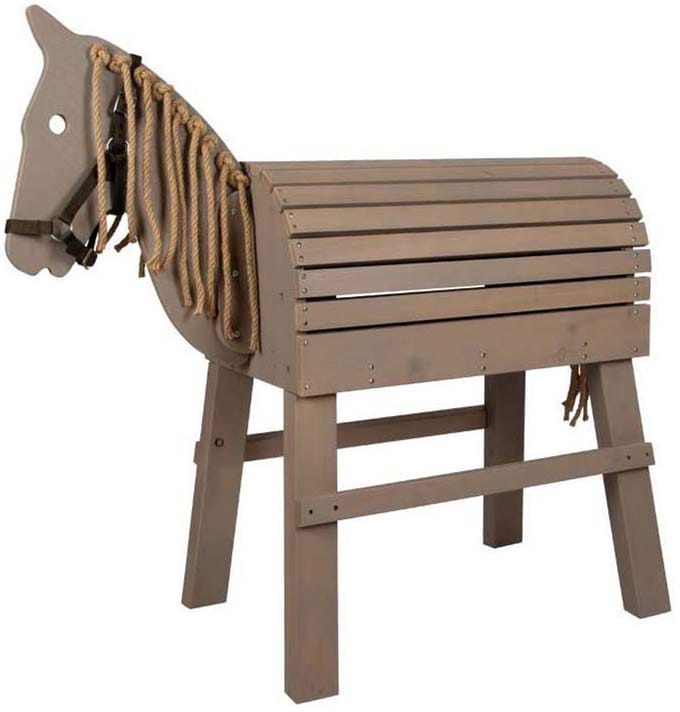 Small Foot - Houten Paard Grijs