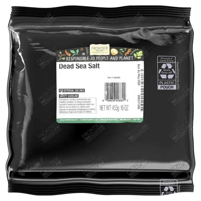 Frontier Co-op, Dode Zeezout, 453g (16oz) white