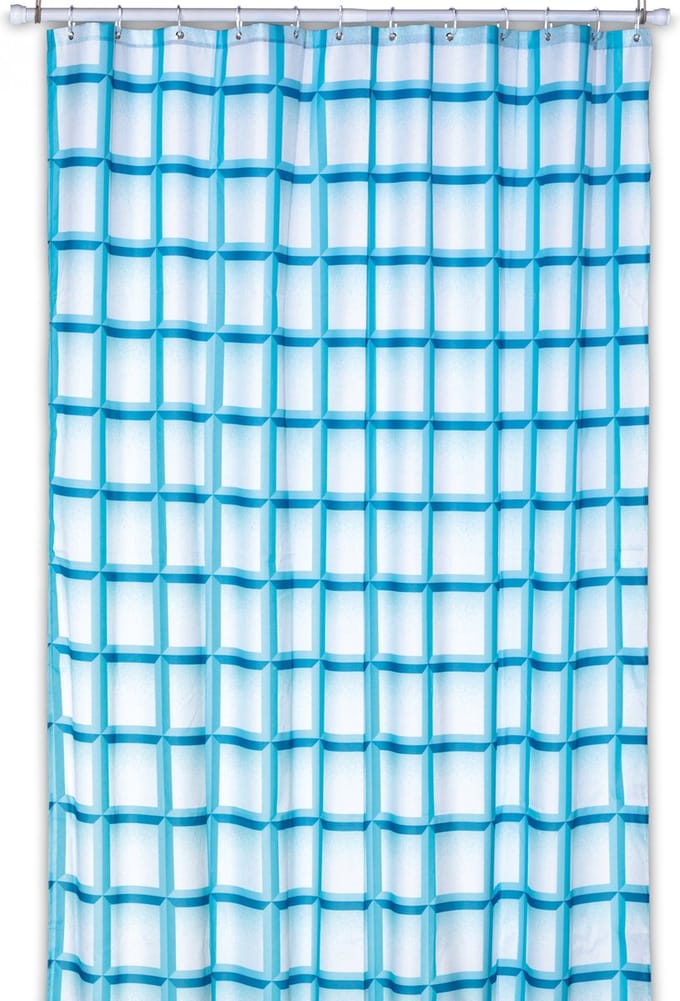 Laneta Douchegordijn - Turquoise - Kela