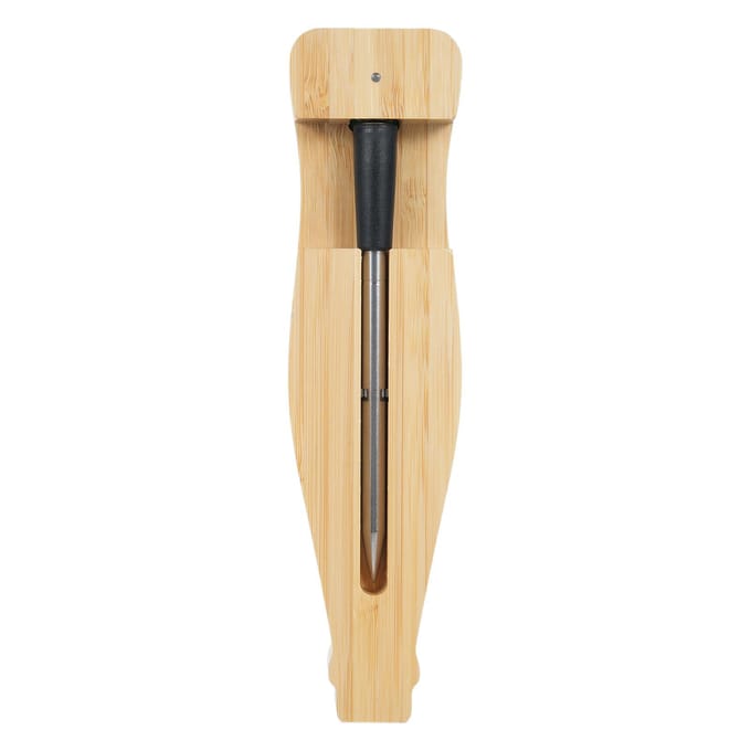Vleesthermometer met BT 164ft Draadloze Thermometer Slimme Voedselthermometer Temperatuurmeter met bruin