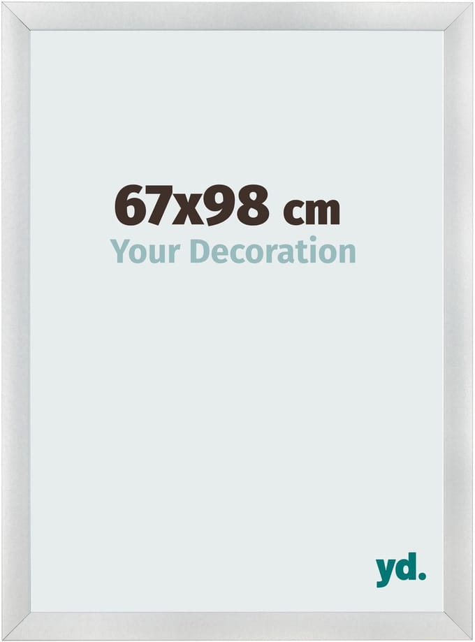 Your Decoration - Fotolijst 67x98 cm - MDF - Zilver Mat - Pisa