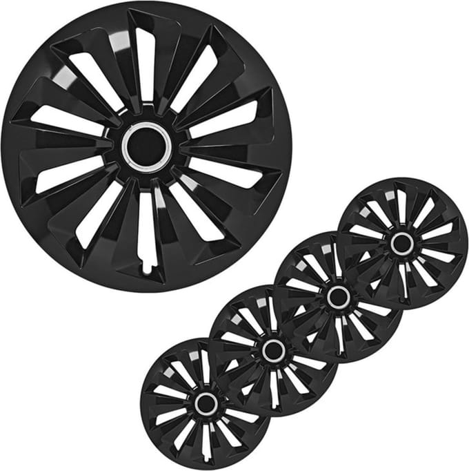 ProPlus Wieldoppen Set - Ø 13 inch - Fox Classic - Zwart - 4 stuks