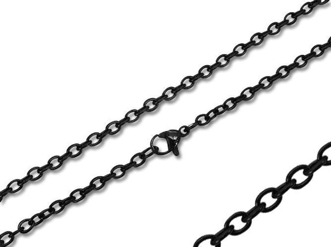 Amanto Ketting Eldin - 316L Staal - Anker - 3mm - 60cm