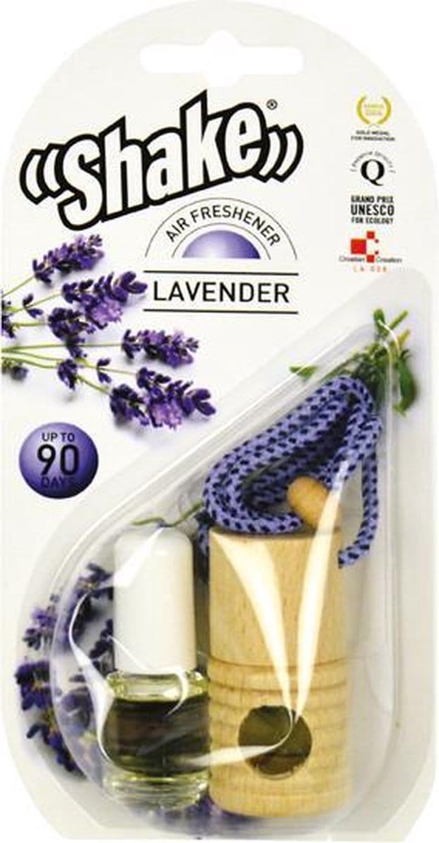 Shake Auto Luchtverfrisser - Autoparfum - Autogeur - Lavendel