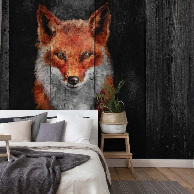 Fotobehang PolygonFox2 DD118145 A.S. Création Atelier 47 | 3D Fotobehang