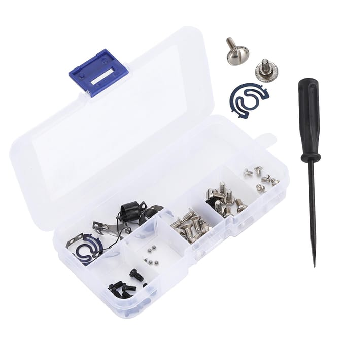 Naaimachine Schroefset Shuttle Granaatscherven Naaldplaat Bevestiging Naaimachine Accessoires white