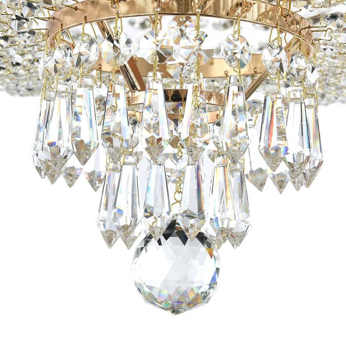 Maytoni Palace kroonluchter met kristallen kap