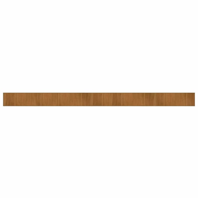 vidaXL - Vloerkleed - rechthoekig - 70x1000 - cm - bamboe - bruin