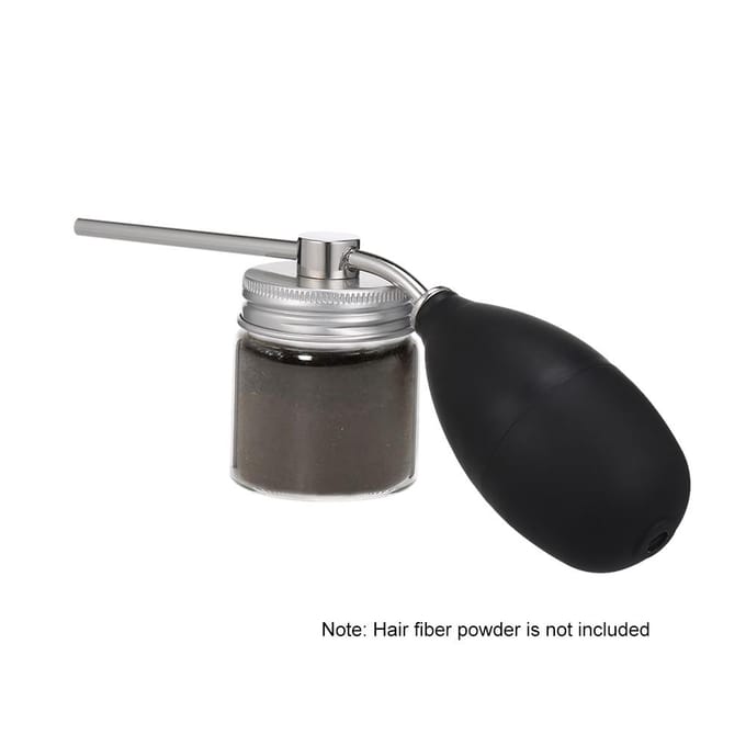 Haaropbouwvezel-applicatorsprays Nozzlepomp voor haarextensies transparant