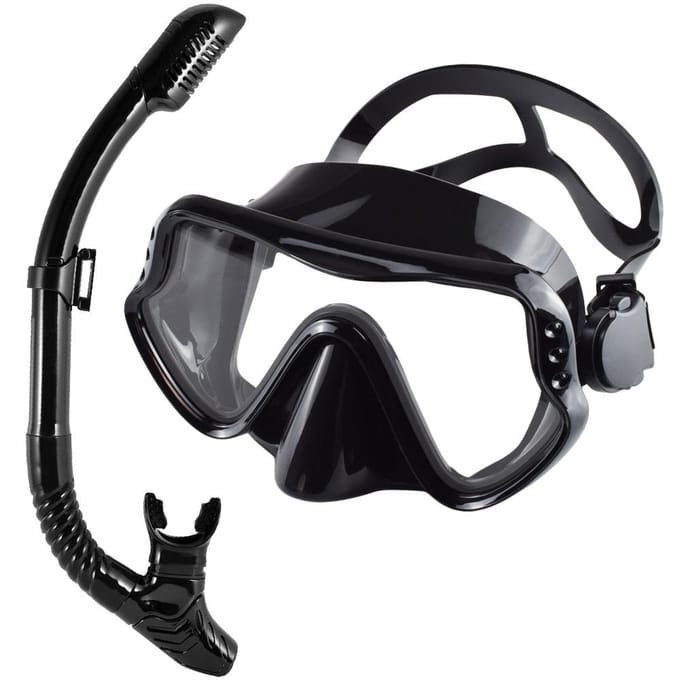 Duikbril snorkelset duikmasker average size