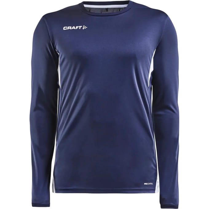 Craft Pro Control Impact LS Tee M 1908231 - Navy/White - XS