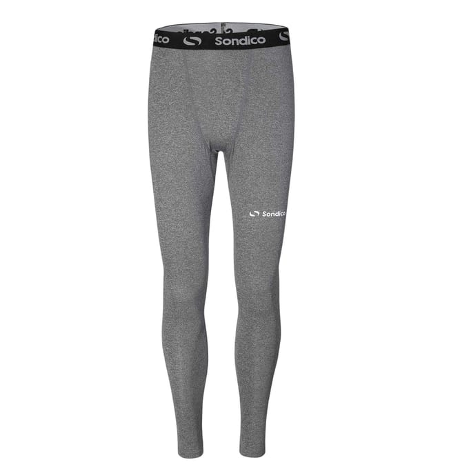 Sondico Heren Core Sports Tights (Grijs Melange)