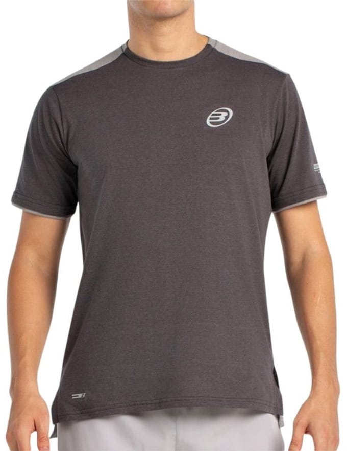 Bullpadel Marsic Padel T-Shirt Heren Zwart