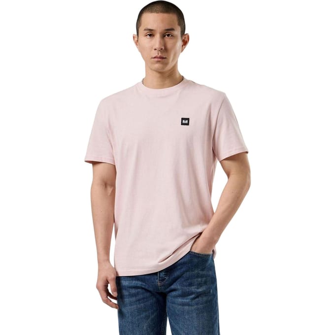 Weekend Offender Heren Strand Badge T-Shirt (Schemerig Roze)