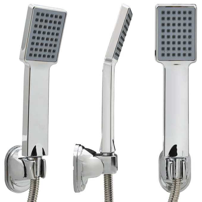 vidaXL - Handdouche - met - slang - van - 1,5 - m - chroomkleurig