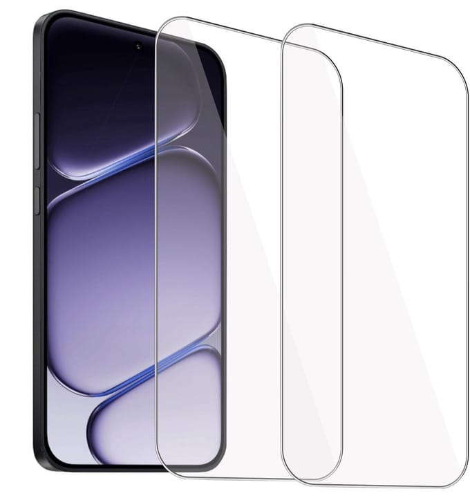 ChiGuard Screenprotector 2x geschikt voor OnePlus Nord 6 Screenprotector - Beschermglas - Curved - GuardCover