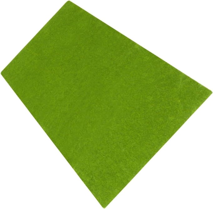 Kunstgras Model - Nep Gazon - Miniatuur Scène - Realistisch Uiterlijk - 50x35 cm - Groen