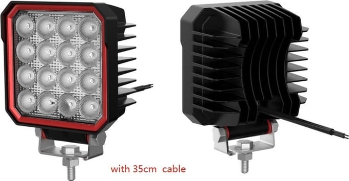 LED Werklamp – 48W | 4320 Lumen | Flood Beam – met Orsam LED’s