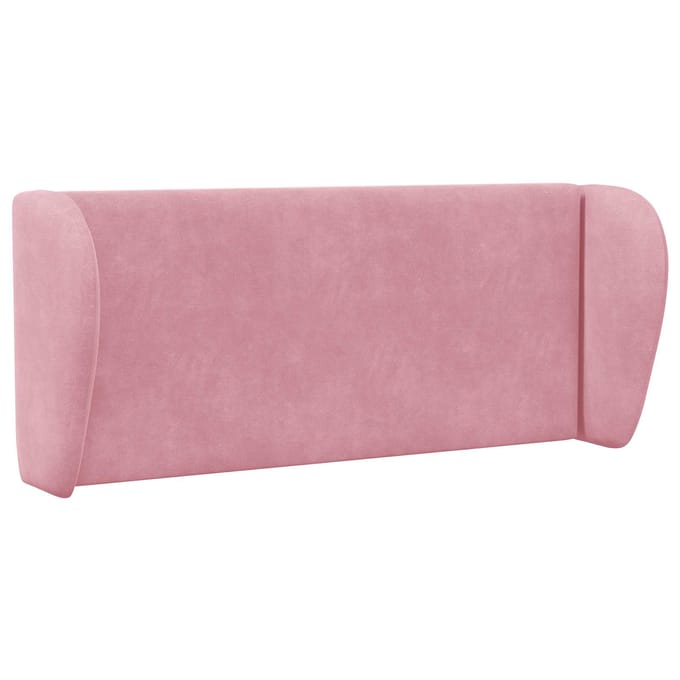 vidaXL - Hoofdbord - oor - Roze - Fluweel