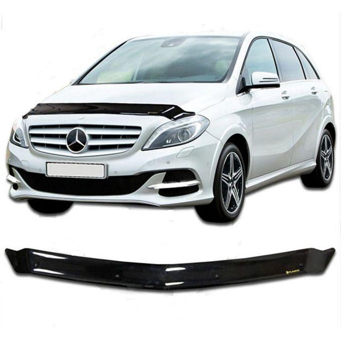 SCOUTT | Motorkap Beschermer Deflector Voor Mercedes B-Klasse W246 2011-2019, Aerodynamisch, Eenvoudige Montage