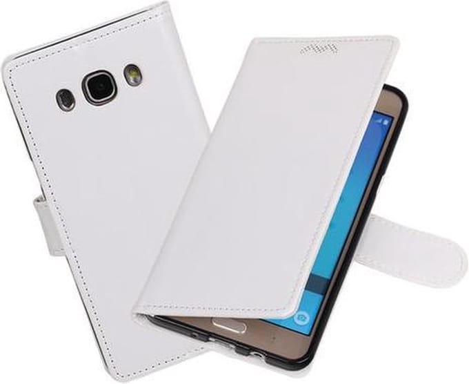 BestCases.nl Wit Portemonnee booktype hoesje Samsung Galaxy J5 2016