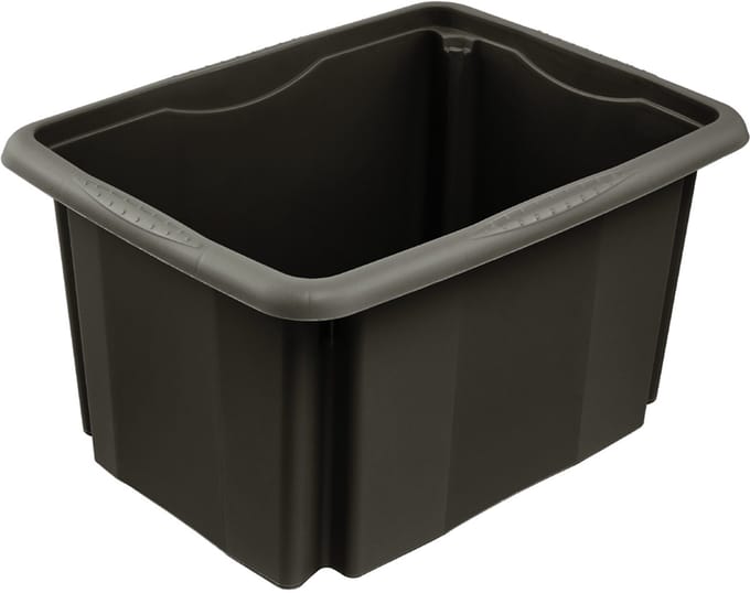 Bewaarbox 'emil eco', 15 liter, grafietkleur