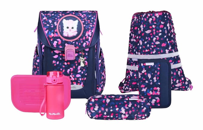 McNeill schooltas Primo Schoolbag Set 9-delig Dream roze