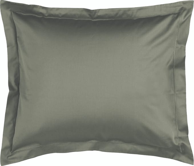 Linolux Kussensloop Uni Satijn Olive 60x70
