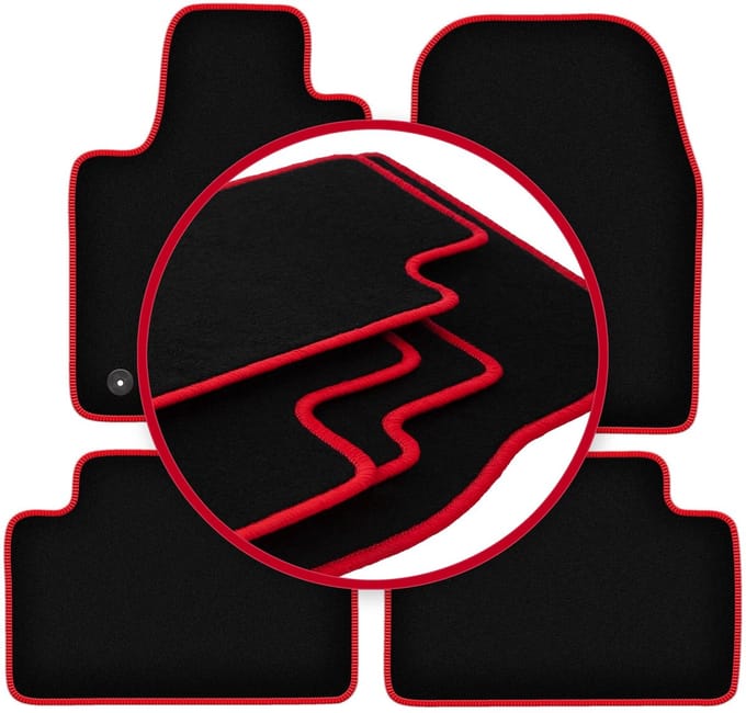 CARLUX-RED automatten voor: Dodge Durango III off-road (2010-)