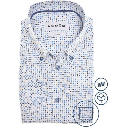 Ledûb Overhemd Confetti Chic Blauw / male