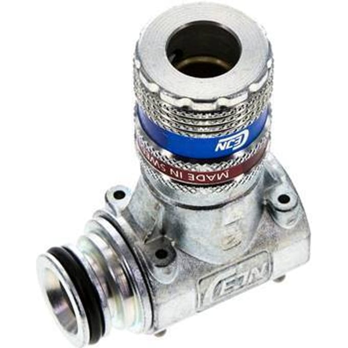 Staal/Messing DN 7.6 (7.2 Euro) Safety Luchtkoppeling Snelkoppeling CEJN Uitbreidingsset - CLS7-E-SE-C-1W