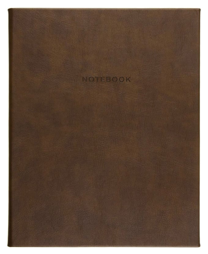 Eccolo notitieboek - Brown - lijn - ca.20x25cm - EC-D506M